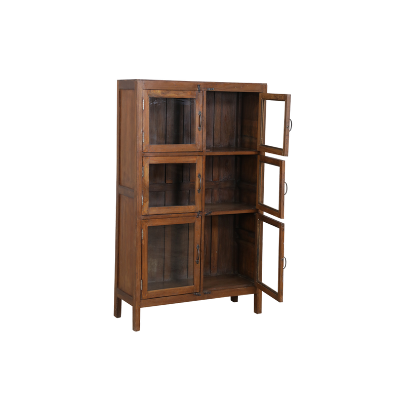VITRINA MADERA 91X35X153H 133