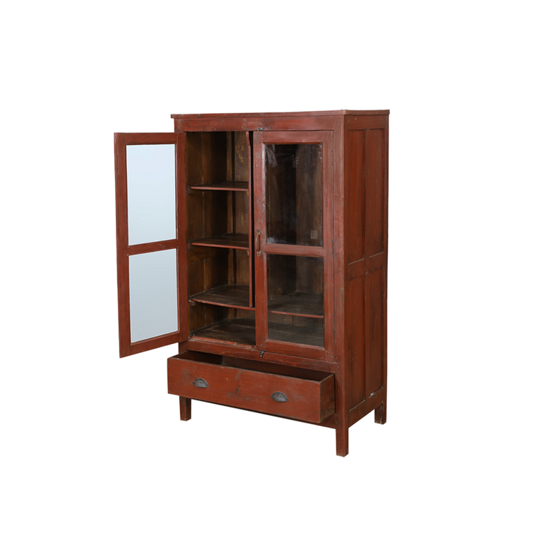 VITRINA MADERA 92X51X152H 137