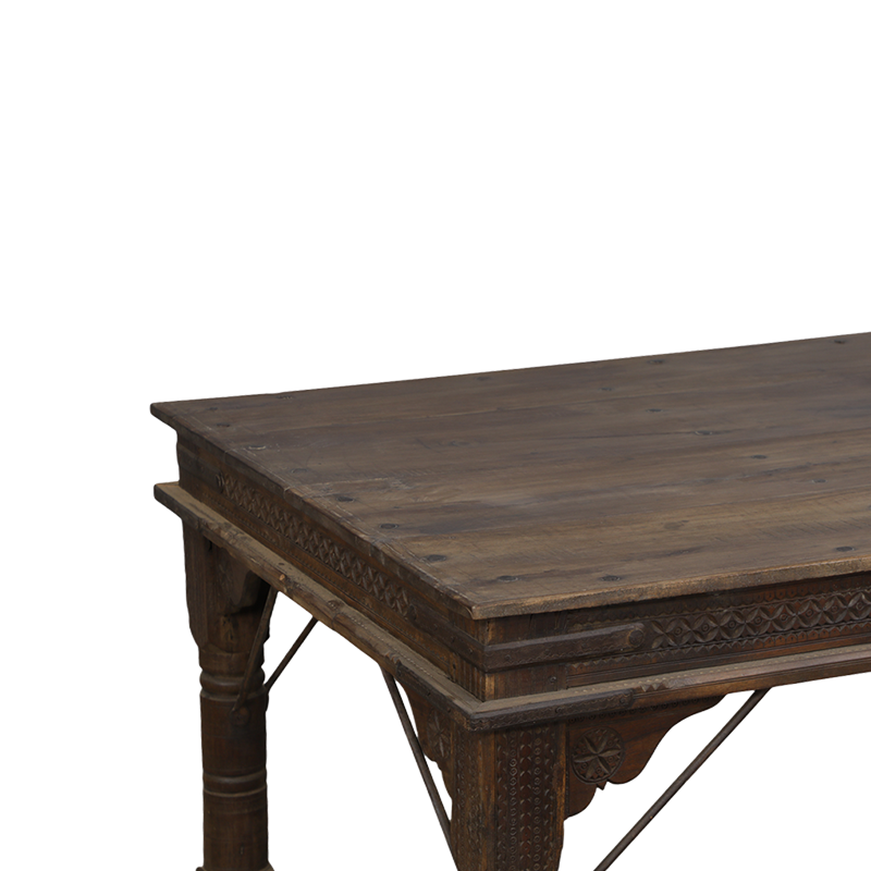 MESA COMEDOR MADERA INDIA 181X106X76H 152