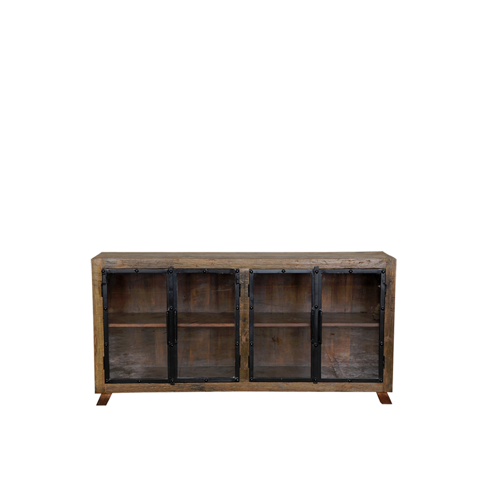 BUFET MADERA/CRISTAL 181X41X90H 175