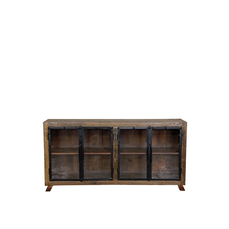 BUFET MADERA/CRISTAL 181X41X90H 175