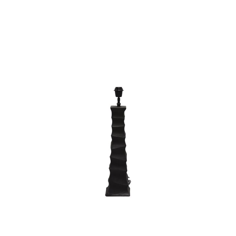 LAMPARA "REYKJAVIK" NEGRO MATE D15X63H