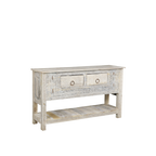 CONSOLA MADERA BLANCA 158X45X92H 9