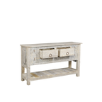 CONSOLA MADERA BLANCA 158X45X92H 9