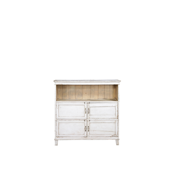 CAJONERA MADERA BLANCA 127X36X124H 10
