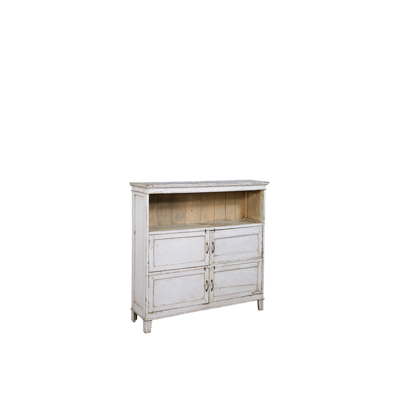 CAJONERA MADERA BLANCA 127X36X124H 10