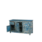 BUFET MADERA AZUL 133X53X78H 17