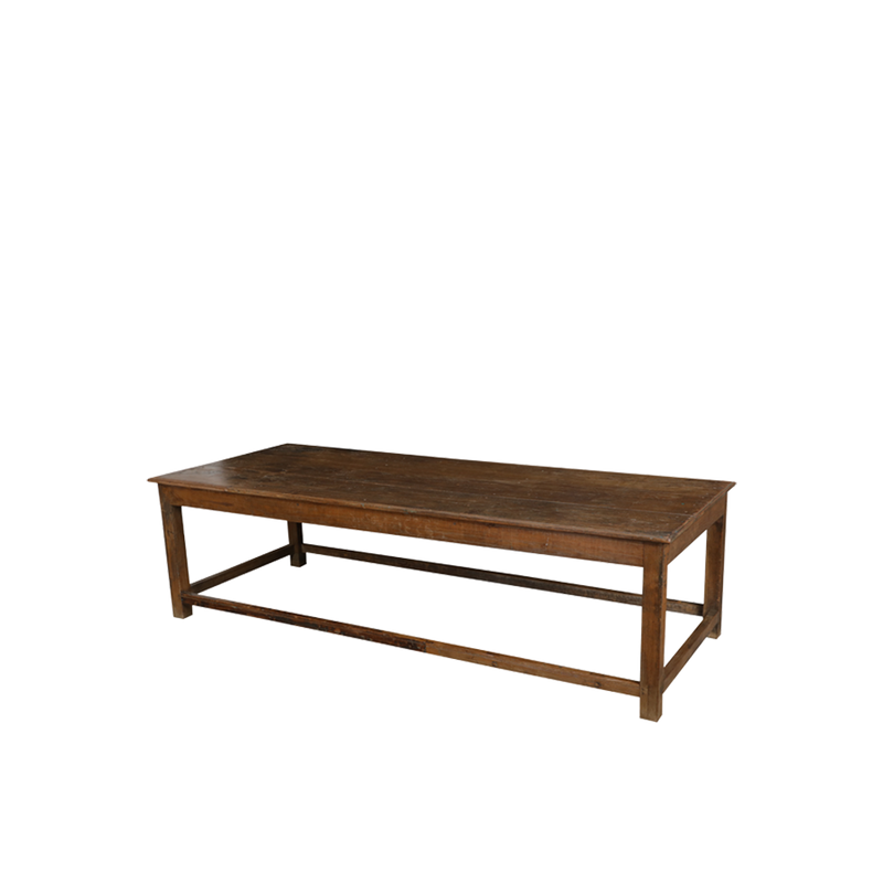 MESA CENTRO MADERA 220X90X62H 24