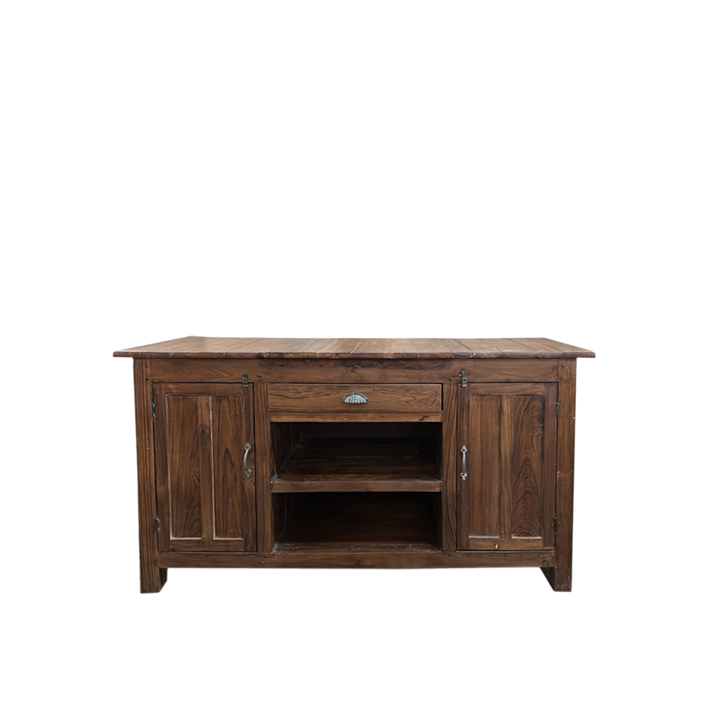 BUFET MADERA/CRISTAL 151X53X90H 35