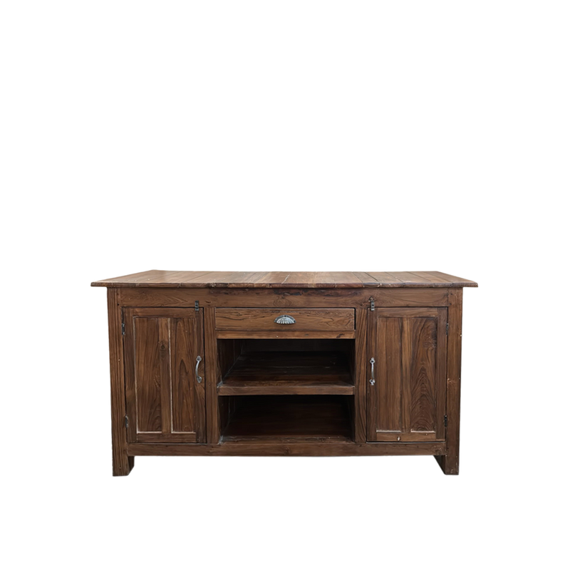 BUFET MADERA/CRISTAL 151X53X90H 35