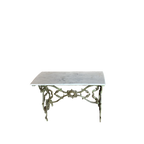 MESA CENTRO HIERRO/SOBRE CRISTAL 79X44X66H