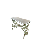 MESA CENTRO HIERRO/SOBRE CRISTAL 79X44X66H