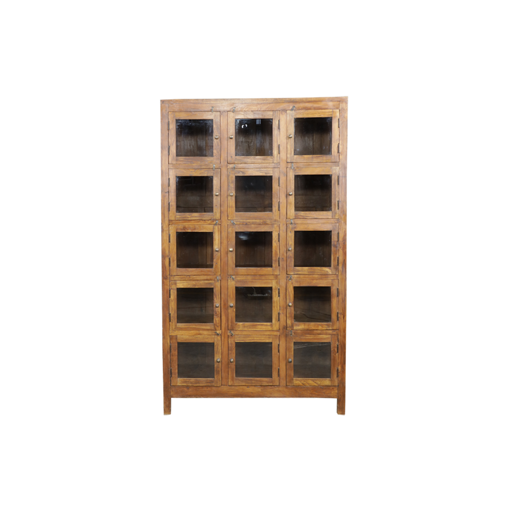 VITRINA MADERA/CRISTAL 107X45X183H 73