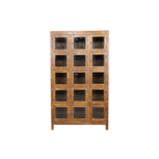 VITRINA MADERA/CRISTAL 107X45X183H 73