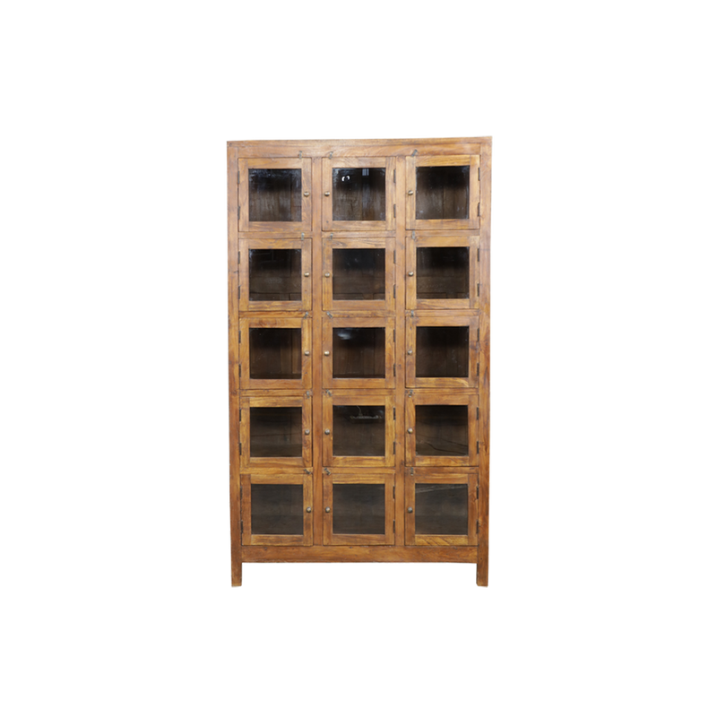VITRINA MADERA/CRISTAL 107X45X183H 73