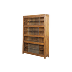 VITRINA MADERA/CRISTAL 151X38X214H 74