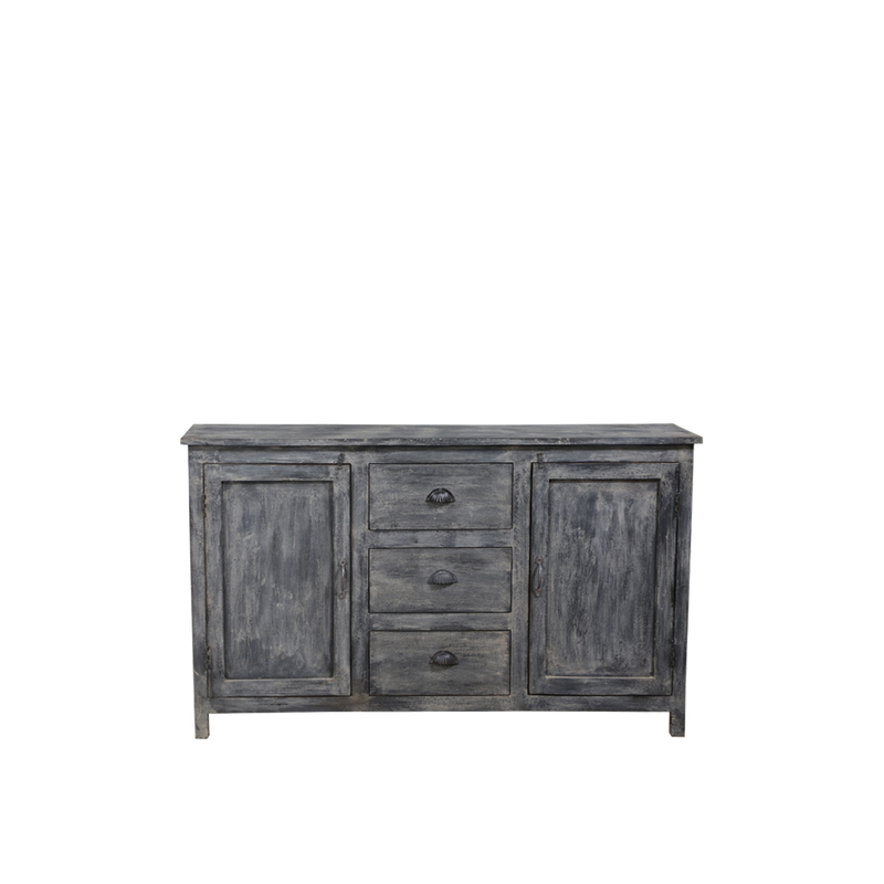BUFET MADERA 2 PUERTAS/3 CAJONES 150X40X90H 181