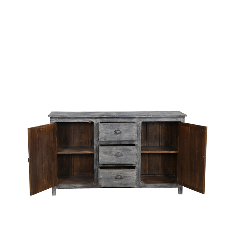 BUFET MADERA 2 PUERTAS/3 CAJONES 150X40X90H 181