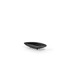 Cuenco Marcel Small de porcelana negra con forma de mejillón, pequeño y brillante