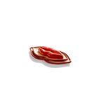 Bandejas decorativas con forma de labios, apiladas en diagonal, rojo