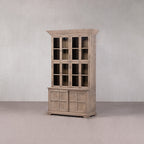 VITRINA MADERA 4 PUERTAS 152X57X248H