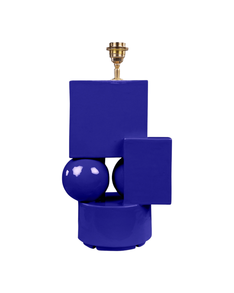 LAMPARA MESA VECTOR BASE-CB AZUL