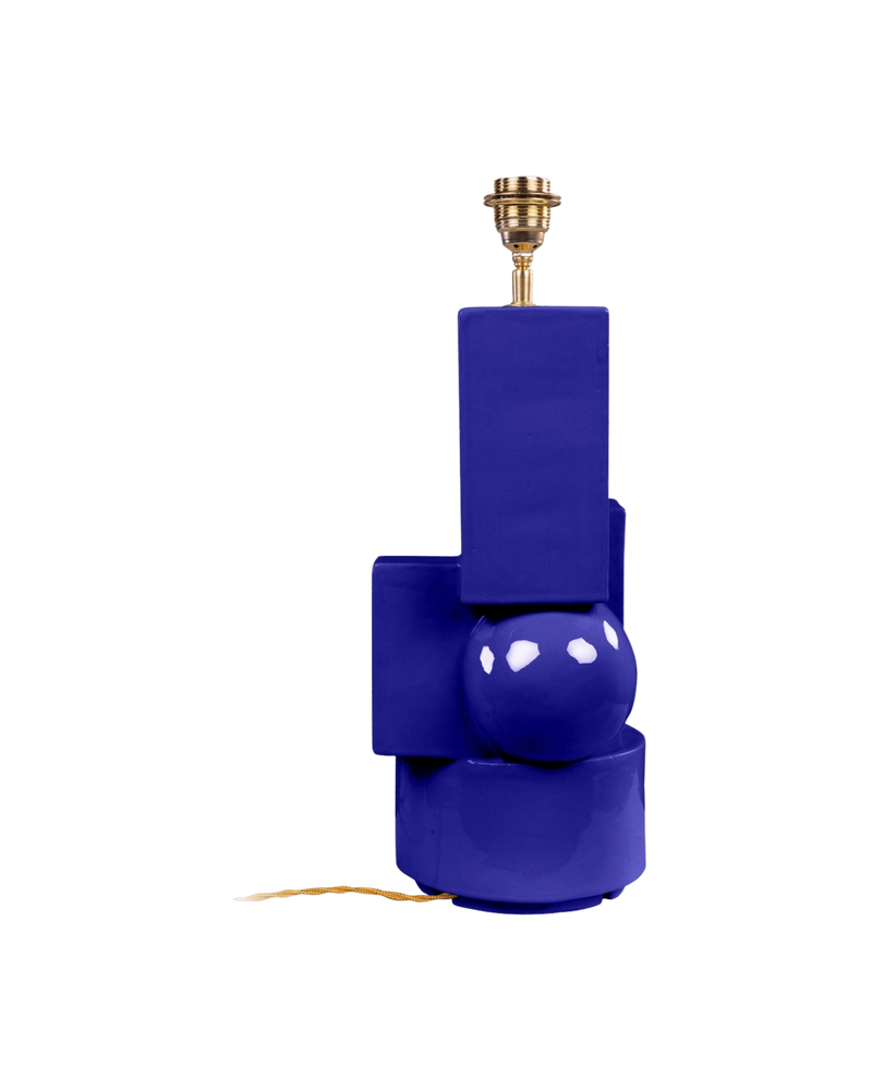 LAMPARA MESA VECTOR BASE-CB AZUL