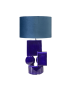 LAMPARA MESA VECTOR BASE-CB AZUL
