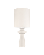 LAMPARA MESA NASH BLANCA+PANTALLA 31