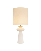 LAMPARA MESA NASH BLANCA+PANTALLA 31