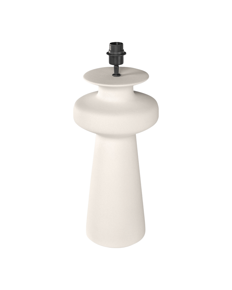 LAMPARA MESA NASH BLANCA+PANTALLA 31