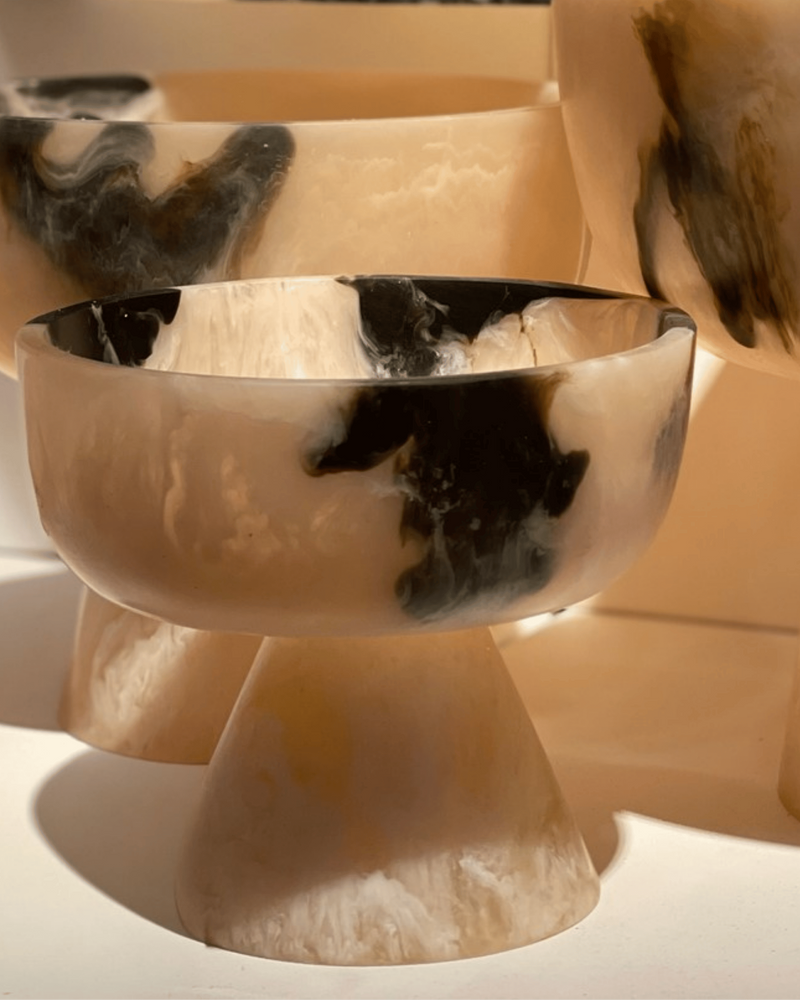 BOWL MEDIUM C/PIE RESINA