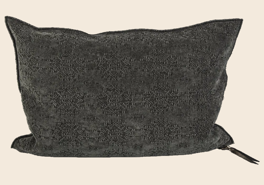 COJIN KILIM CHARBON 40X60 VICE VERSA JACQUARD