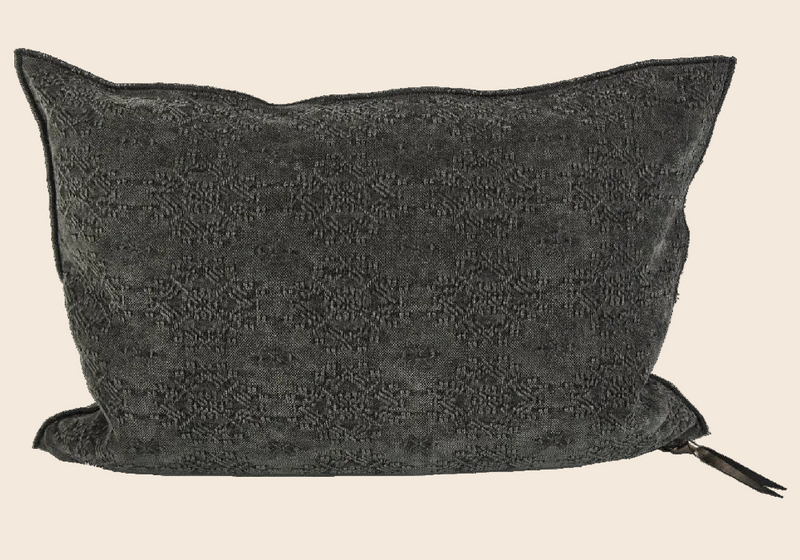 COJIN KILIM CHARBON 40X60 VICE VERSA JACQUARD
