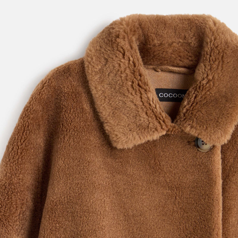COAT ECO WOOL CAMEL M