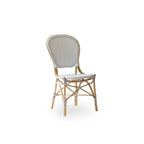 SILLA ISABELL WHITE W/CAPPUCHINO DOT