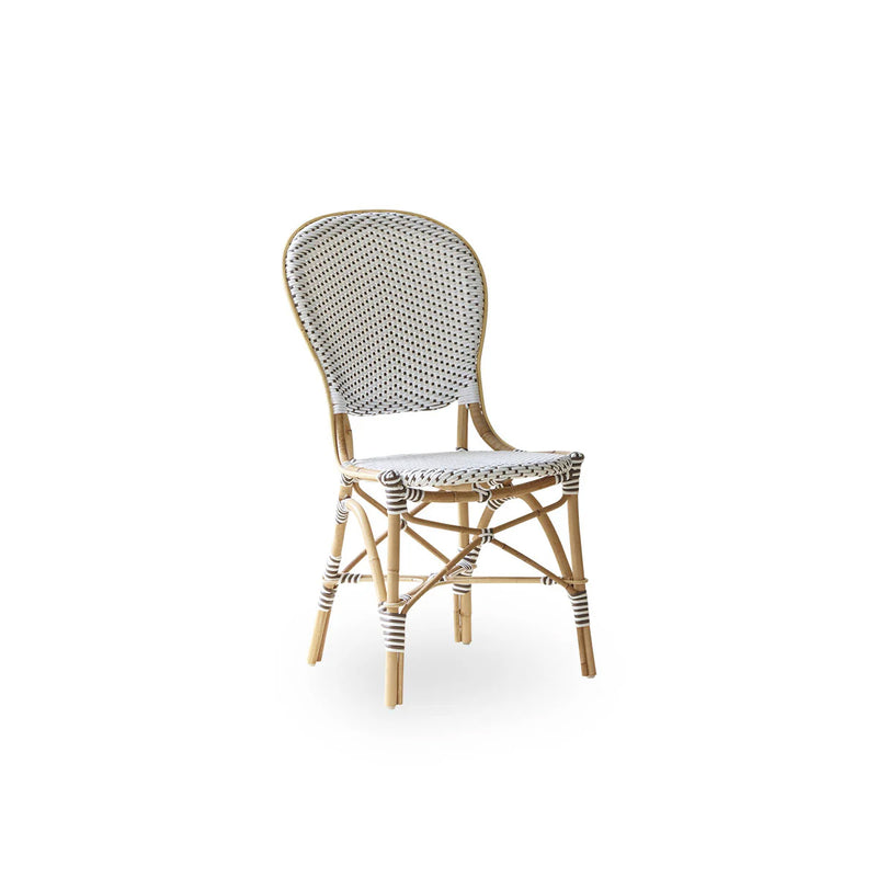 SILLA ISABELL WHITE W/CAPPUCHINO DOT
