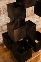 ESCULTURA MULTICÚBICA TUBO 8X8CM