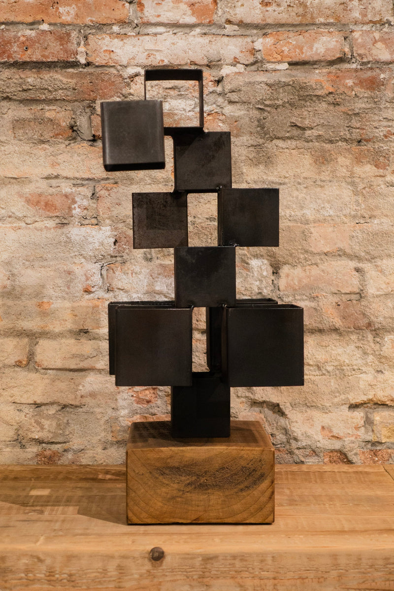 ESCULTURA MULTICÚBICA TUBO 8X8CM