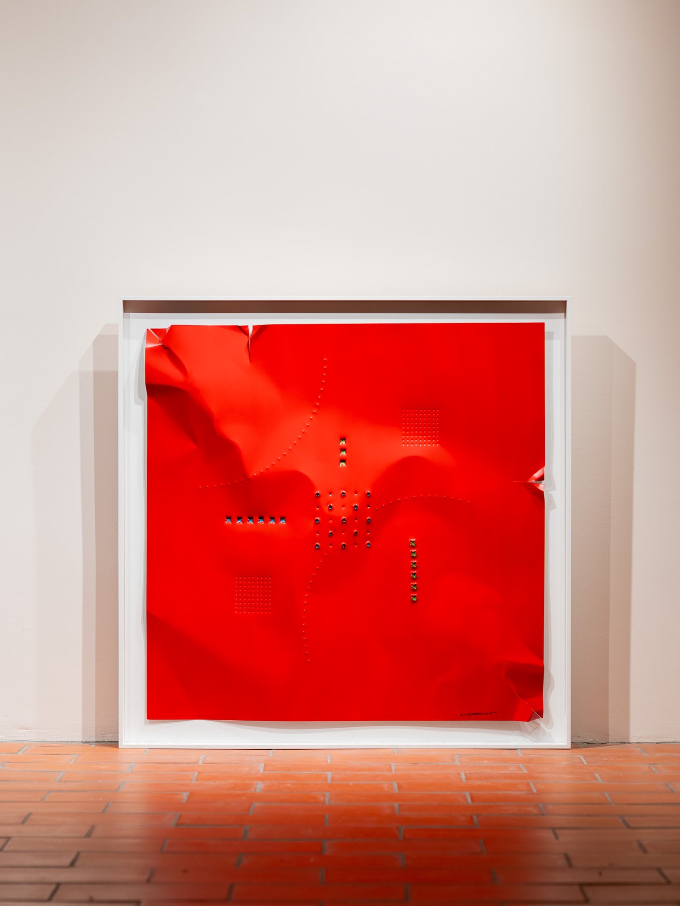 Cuadro Aluminio Lacado Rojo