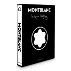 Caja de libro Montblanc Inspire Writing negra con logotipo y emblema ovalado