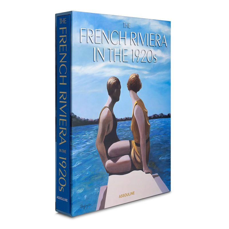Libro La Costa Azul francesa en los años 1920s, vista de portada y lomo azul ASSOULINE