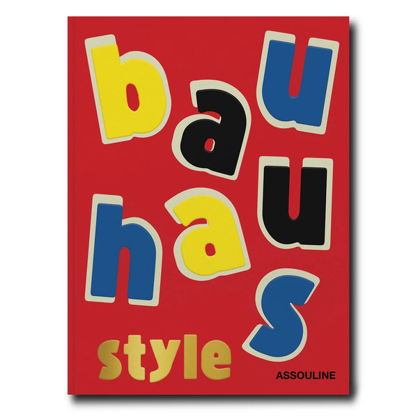 Bauhaus Style book cover with colorful letter-style graphics and 'style' title