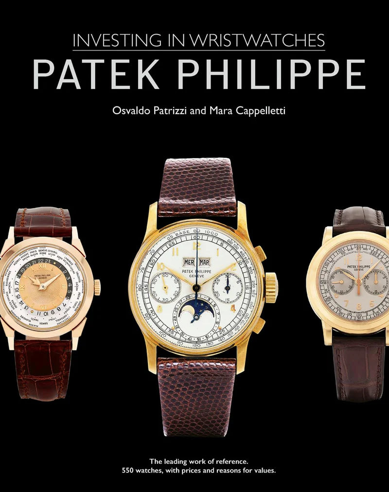 Relojes Patek Philippe con esfera clara y correas de cuero marrón, vista frontal