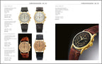 Relojes Patek Philippe cronógrafo con correas de cuero negras y marrones, varias vistas