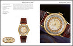 Reloj Patek Philippe World Time con caja dorada y correa de cuero marrón