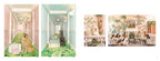 Página del libro Gray Malin Dogs con varias escenas de perros en interior colorido