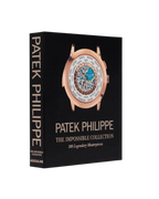 Caja de reloj Patek Philippe The impossible Collection negra con esfera y bisel tono rosé