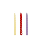 Set 3 velas candelabro multicolor