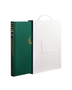 Bolsa de regalo blanca con relieve de burbujas y asa, logotipo golf